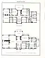 Henry Bacon, Summit, NJ, 1901, first and second story plans
