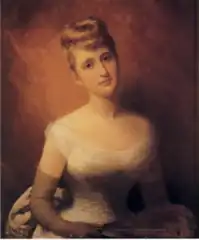 Florence Sellers Coxe Paul (the daughter of David Wampole Sellers (Q96635744)) by Ida Waugh (circa 1880)