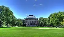 Foellinger Auditorium on the Main Quad of the University of Illinois Urbana-Champaign