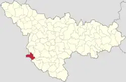 Location in Timiș County