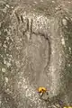 Footprint of Lhatsun Namkha Jigme