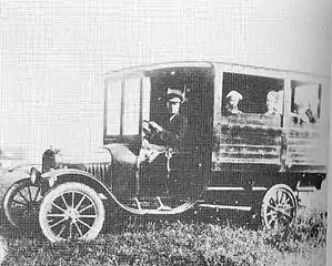 Ford TT used as a bus in Skanör, Sweden in 1920