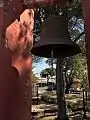 Bell with View of N2theBlue Scuba Diving in the Parking Area