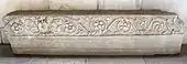 Roman relief with rinceaux, exhibited in the Camposanto Monumentale di Pisa from Pisa (Italy)