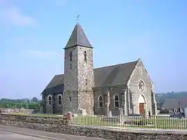 The church of Saint-Aubin