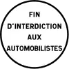 End of restrictions to motorists
