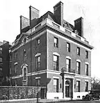 Frances F. Palmer House, newly constructed in late 1918, before the additions made by George F. Baker, Jr.