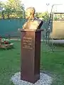 Sculpture was made by Boris Leiner, sculptor and former drummer of Azra