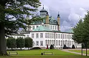 A view of the palace from the garden