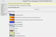 Screenshot of Freenet 0.7