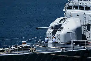 100&nbsp;mm turret on Lieutenant de vaisseau Lavallée