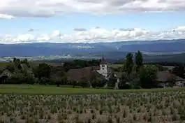 Frienisberg village in Seedorf municipality