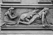 Part of the Choux frieze on Paris' Institut de paléontologie Humaine