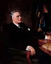 Franklin D. Roosevelt (1935) by Frank O. Salisbury