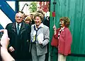 Countess Elisabeth Thun-Fugger with Mikhail Gorbachev, 2005