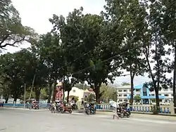 Aringay town center along the National Highway
