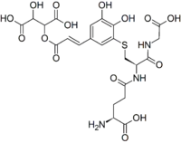 Chemical structure of grape reaction product