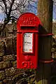 A GR lamp box near Ladybower reservoir, Derbyshire