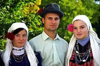 Gagauz women and man.
