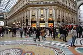 Louis Vuitton store at Galleria Vittorio Emanuele II in Milan, Italy