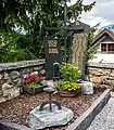 Memorial for the 31 avalanche victims who died in Galtür in February 1999