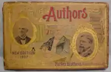Game of Authors card deck from 1897