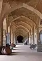 View of bazaar arcade flanking Ganjali Khan Square