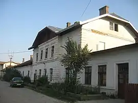 The old railway station in Dărmănești