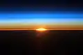 Image of an orbital sunrise taken by Garan.