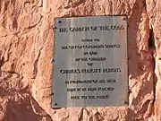 Dedication plaque