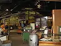 Part of the upstairs displays