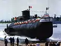 Gianfranco Gazzana Priaroggia being launched on 26 June 1993