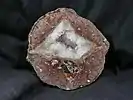 A thunderegg geode from Gehlberg, Germany