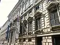 La facciata principale del palazzo