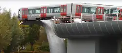 The metro of Spijkenisse