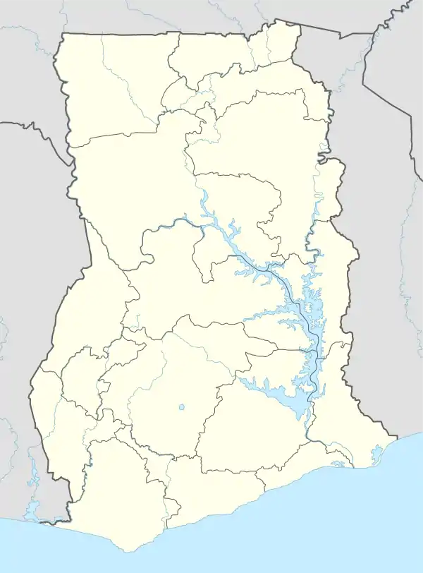 Techiman is located in Ghana