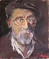 The portrait of the painter Gheorghe Pantelie (2013)