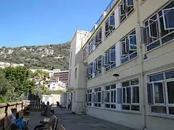 Gibraltar College façade.