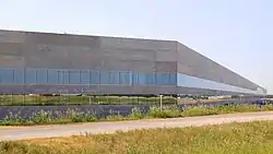 Gigafactory Texas, the corporate headquarters of Tesla near Austin, Texas