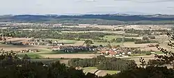 View from south