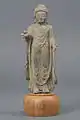 Standing Buddha, gilt-bronze,  Unified Silla. Dongguk University Museum, Seoul, South Korea.