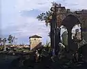 Capriccio with Ruins and Porta Portello, Padua