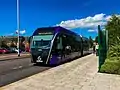 Glider bendy bus no. 3206 at Dundonald Park and Ride.