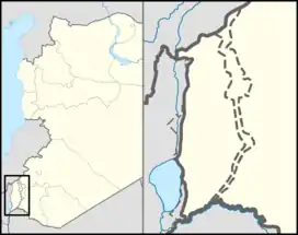 Bariqa is located in the Golan Heights