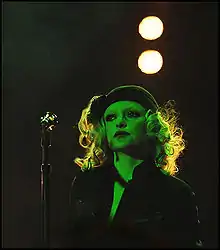 Alison Goldfrapp performing live in Cambridge, 2005