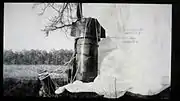 Thermonuclear bomb resting in a field in Faro