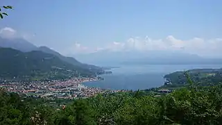 View of Salò and its bay
