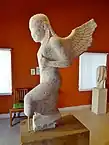 Gorgon of Paros, marble statue at the Archaeological Museum of Paros, 6th&nbsp;century&nbsp;BC, Cyclades, Greece
