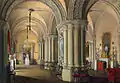 On the ground floor, the Gothic Drawing Room (under 3) was reserved for daughters of the Tsar.