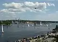 The start of Gotland Runt at Stockholm in 2012.